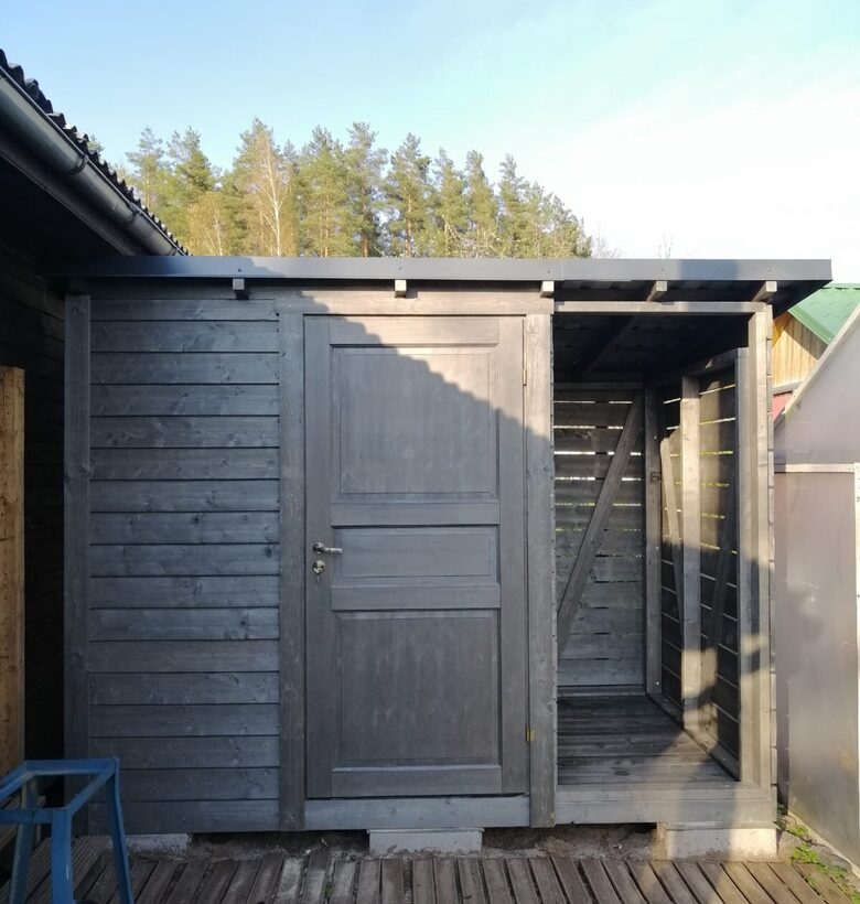 Dārza mājiņa - instrumentu novietne, 3x2m