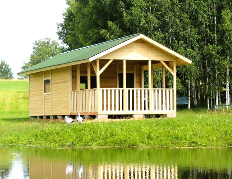 Vasarnīca ar terasi, 4x10m