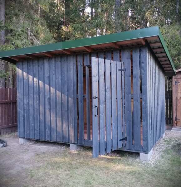 Malkas šķūnītis, 2.5x4m